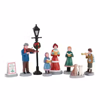 Baily's Music School Carolers Set of 8 figurines