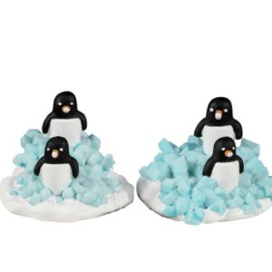 Candy Penguin Colony Set of 2 figurines