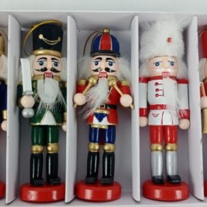 Nutcrackers 13cm, 5 assorted, Window Boxed.