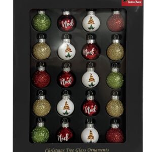 Baubles 25mm Set of 20-Modern Glass