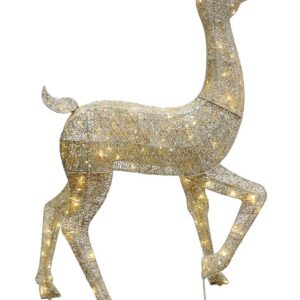 Reindeer- Mesh Fabric Standing Doe 49"/125cm H