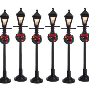 Gas Lantern Street Lamp, Set of 6