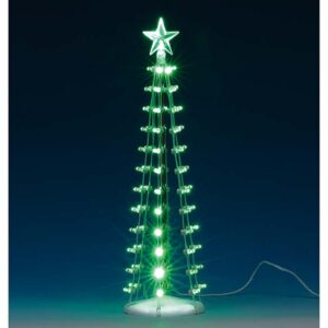 LIGHTED SILHOUETTE TREE (GREEN)