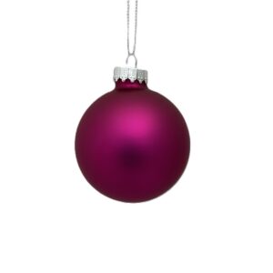Baubles 80mm Hot Pink