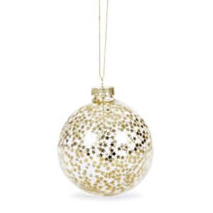 Baubles 80mm Gold Star Filled