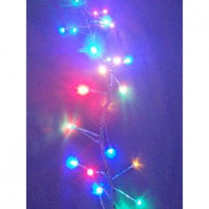 Cluster Lights with Waterfall Effect 20M Multicolour