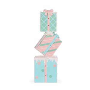 Pastel Piped Present Stack 88cm