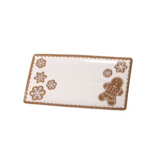 Ceramic Gingerbread Cookie Tray