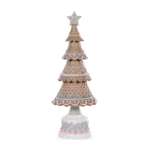 Elaborate Pastel Gingerbread Tree 42cm