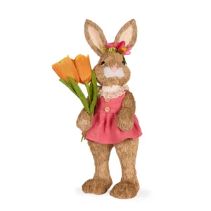 Miss Tango Rabbit with Tulips