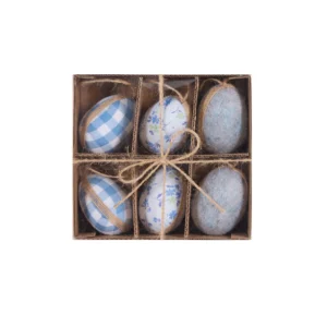 Blue Gingham Eggs Gift Box