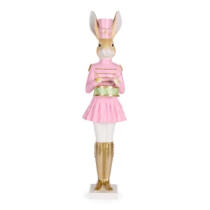 Regal Rabbit Nutcracker with Drum