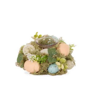 Coloured Eggs T/Light Holder