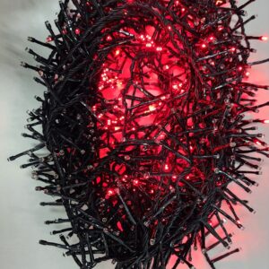 Cluster Lights with Waterfall Effect 20M - Red