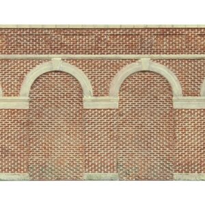 HORNBY BRICK RETAINING WALLS 2 PC 1:76