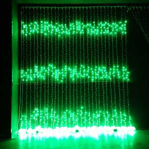 Waterfall Connectable Curtain 2m * 2m - Green
