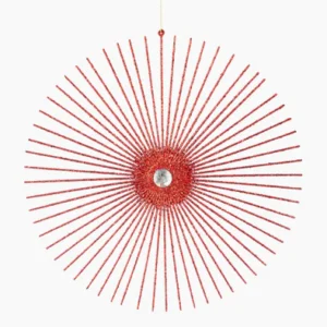 Rays Ornament Red 27.5cm