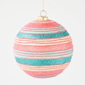 Baubles 100mm Multi Stipe
