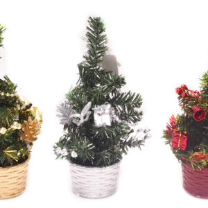 Xmas Tree Mini Decorated 22cm