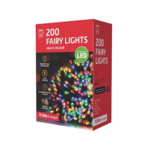LED Fairy Lights 200 Multicolour