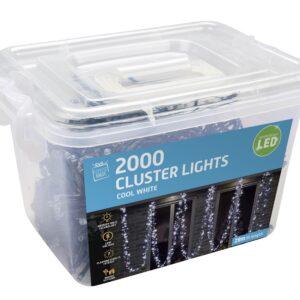 LED Cluster Lights 2000 Cool White