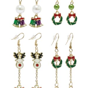 Christmas Long Dangly Earrings