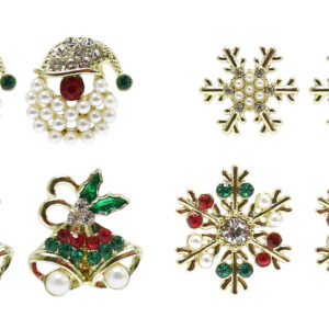Christmas Pearl Stud Earrings