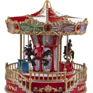 LED Musical Carousel Spin n Flash