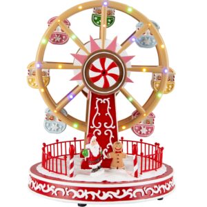 LED Musical Gingerbread Ferris Wheel