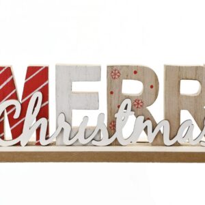 Christmas Table Sign Santa Deco