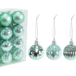 Baubles 40mm 24pk Mint