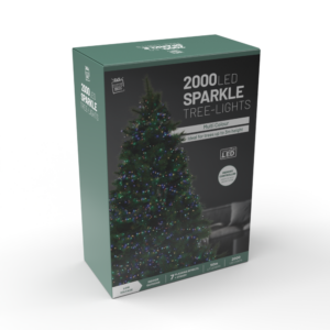 LED Fairy Lights 2000 Multicolour - Treebrite