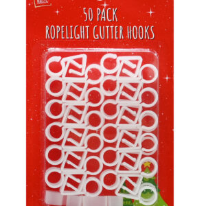 Ropelight Gutter Hooks 50pk