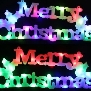 LED Merry Christmas Plaque