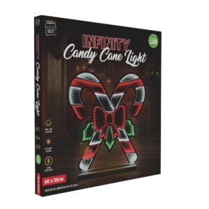 LED Infinity Candy Cane Light