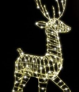 LED Giant Flexi Wrap Reindeer 180cm