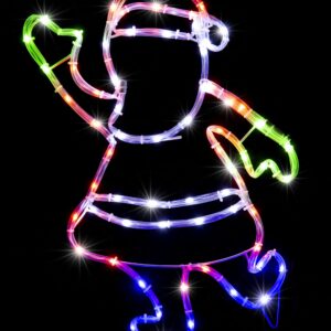 LED Tubelight Waving Santa