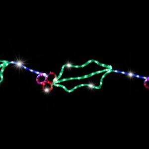 LED Ropelight Holly Garland