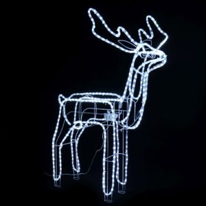 Reindeer-LED Ropelight Reindeer Standing 114cm