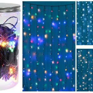 LED Curtain Lights 1.4mx1.4m 200 Battery OP