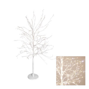 Stockholm 600 LED Tree White 4ft/120cm