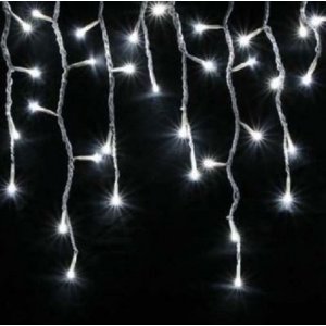 Icicle Lights Connectable 10M Cool White