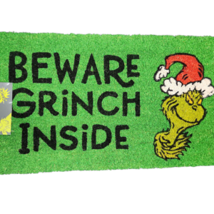 Grinch Doormat-Beware Grinch Inside