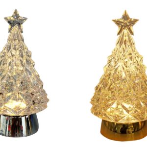 Light Up Tree LED Water Globe