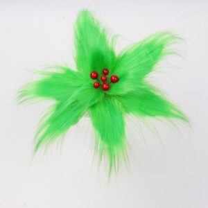 Green Furry Flower 35.5cm