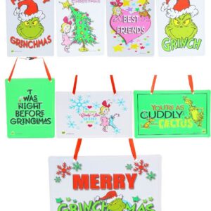 Small Hanging Grinch Metal Sign-Grinch