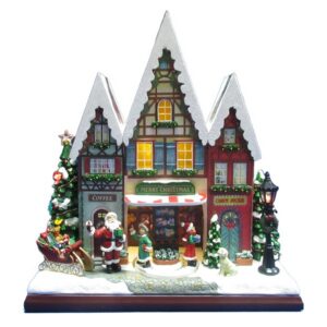 Spire House w Rotating Figures