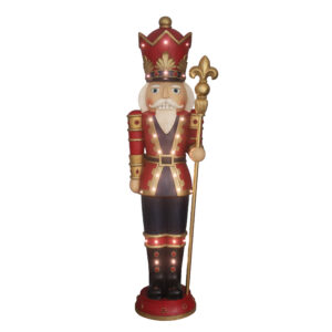 Large Resin Soldier Music Box with Warm White LED's (60") 152cm