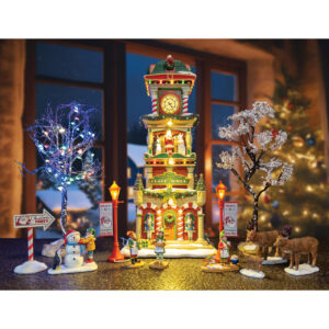 The Village Square Clock Tower Set