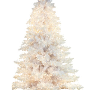 Cluster Tree White 6ft (180cm) Prelit